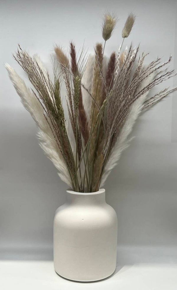 Jesmonite product - gevulde vaas