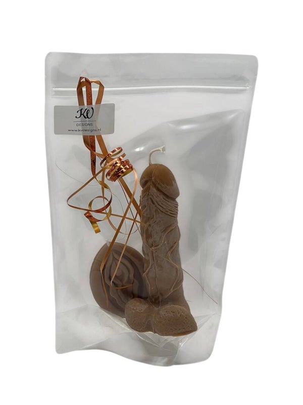 Piemel & Vagina set - Licht Bruin