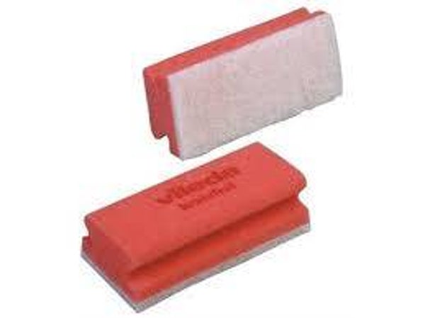 schuurspons vileda rood/wit (10)