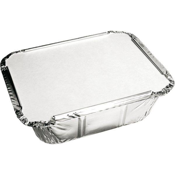 Deksel Menuschaal 2 vaks Aluminium (50)