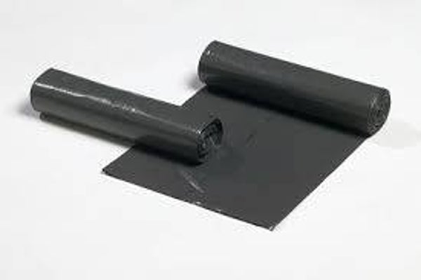 Afvalzak HDPE non komo grijs 61x80 cm 23mu (20 rol)