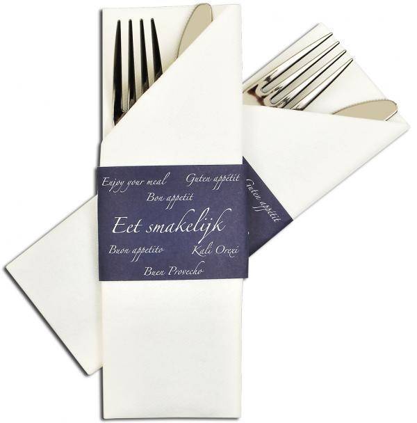 Servet Napkin sleeve "eetsmakelijk" (320)