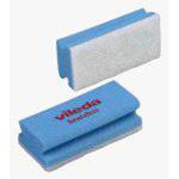 Schuurspons vileda blauw/wit (10)