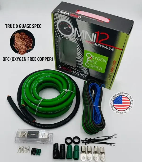 Omni12 Amplifier Installation Kit- 0ga OFC