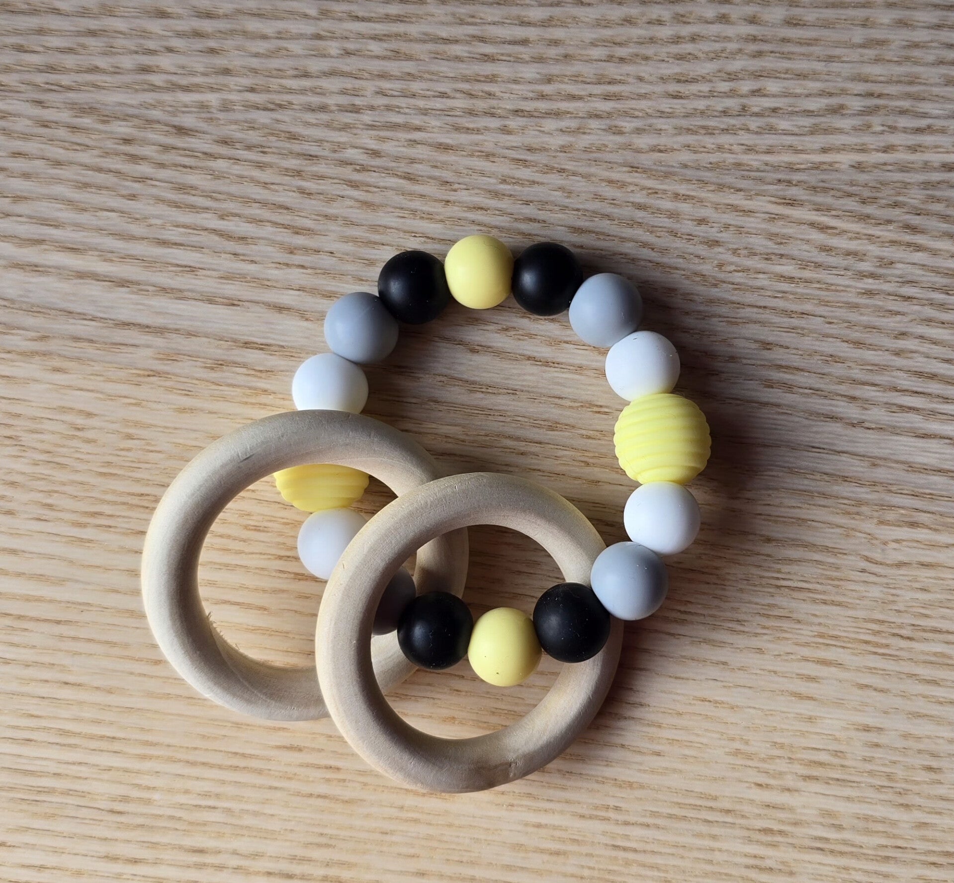 Anneaux dentition jaune/noir