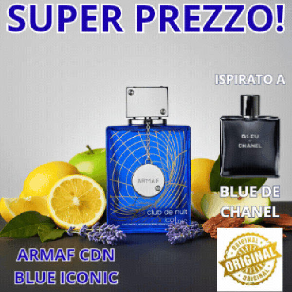 ARMAF CLUB DE NUIT BLUE ICONIC EDP 105ML