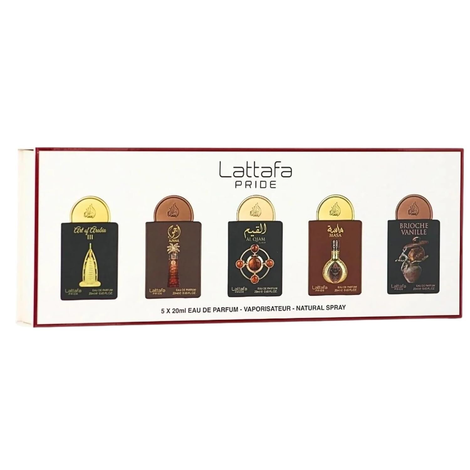 GIFT SET LATTAFA PRIDE BOX 04 20ML X 5PZ