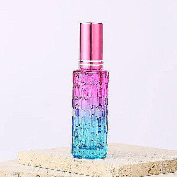 Atomizzatore in vetro da 10 ml azzurro/viola