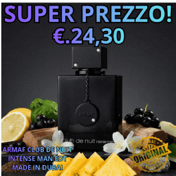 ARMAF CLUB DE NUIT INTENSE MAN EDT 105ML
