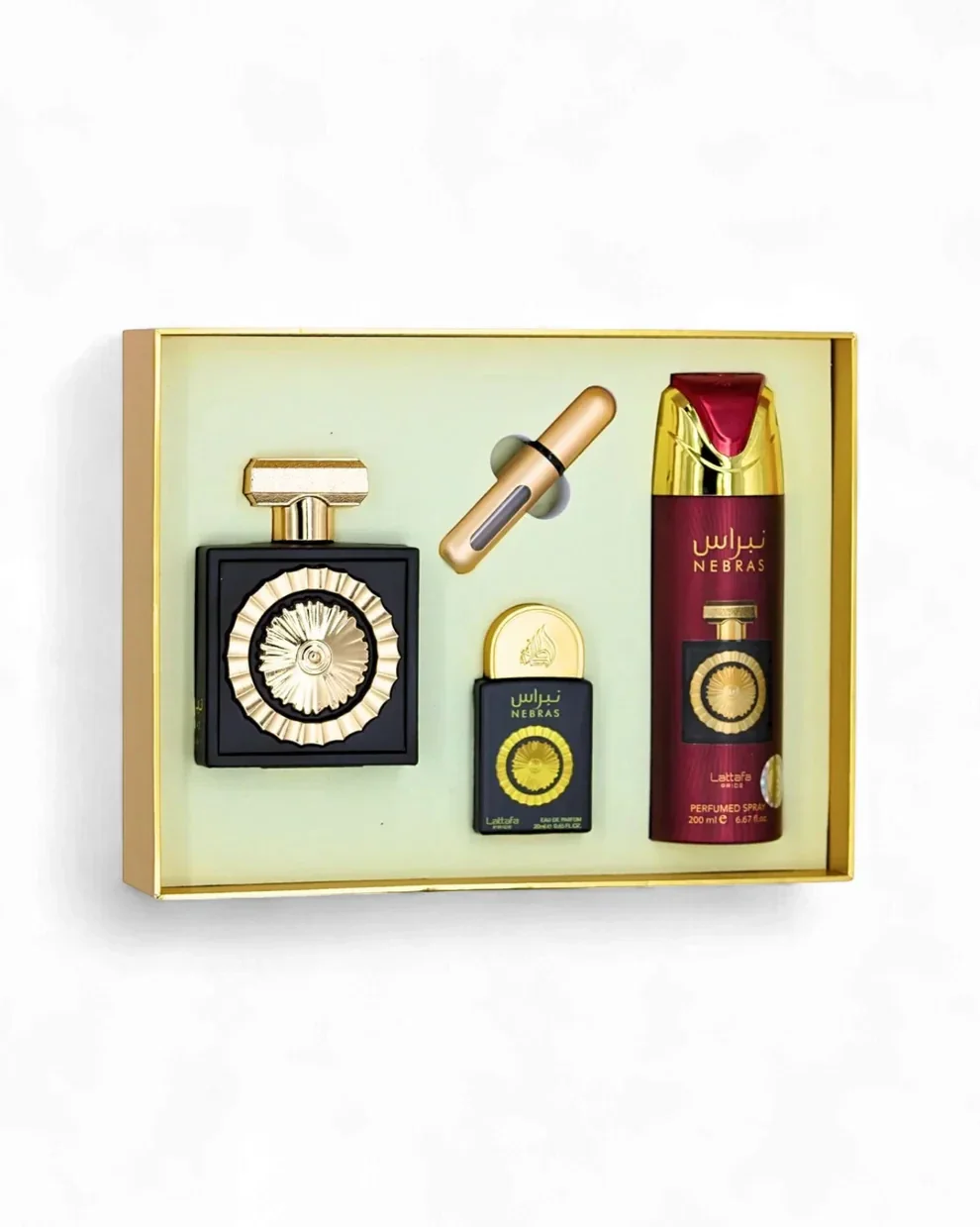 Lattafa Pride Nebras Giftset Eau De Parfum 100ml + 20ml + Deodorante 200ml