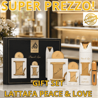 Lattafa Pride Peace & Love Giftset Eau De Parfum 100ml + 20ml + Deodorante 200ml