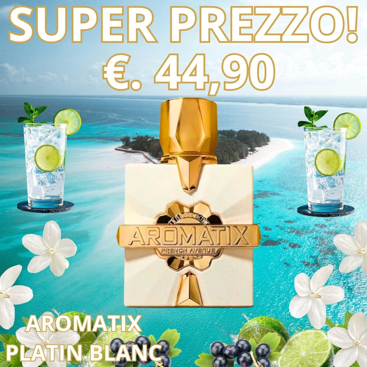 AROMATIX X FRENCH AVENUE PLATIN BLANC EXDP 100ML