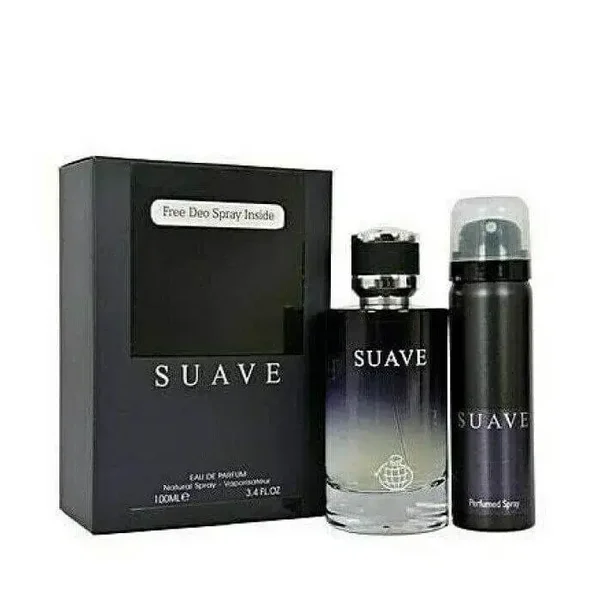 FRAGRANCE WORLD SUAVE EDP 100ML + DEO SPRAY