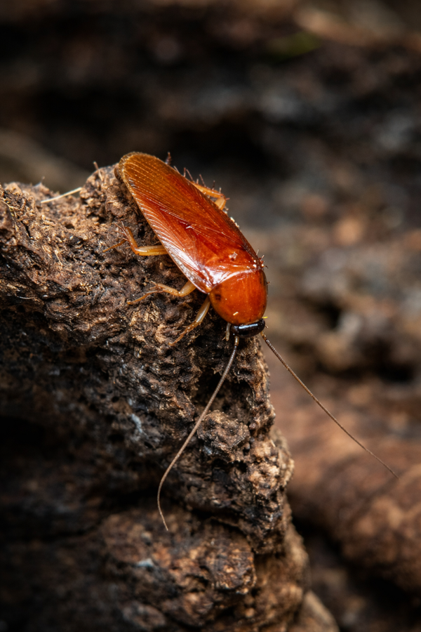 Ischnoptera rufa - Blatte rouge