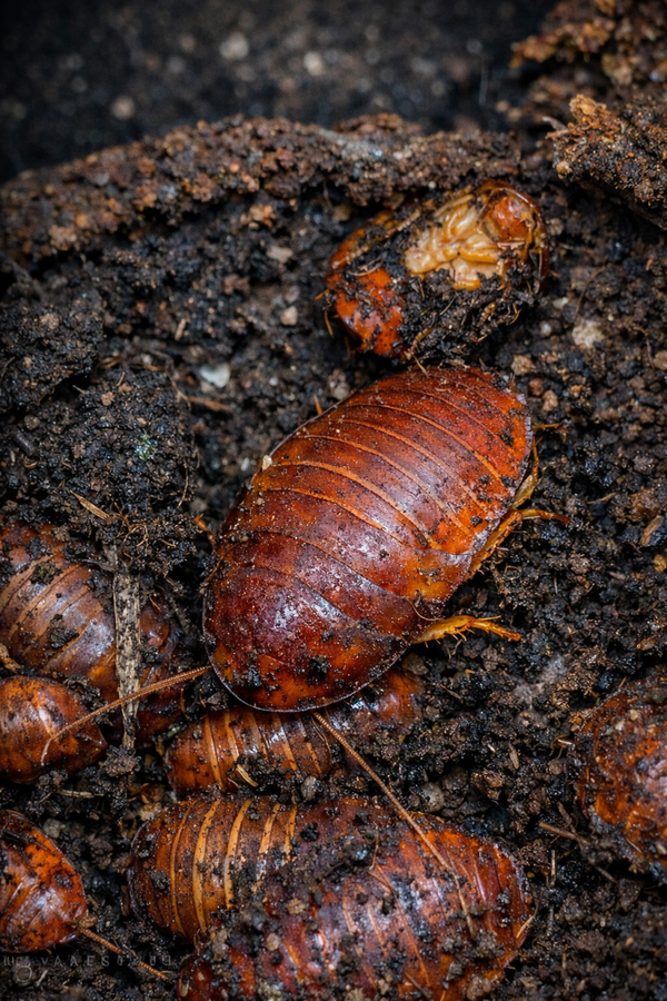 Paradicta rotunda - Blatte Fouilleuse Rouge