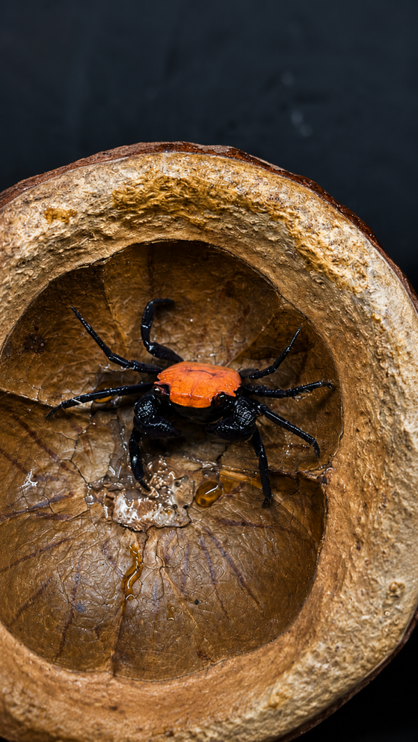 Geosesarma "Black leg" - Crabe vampire