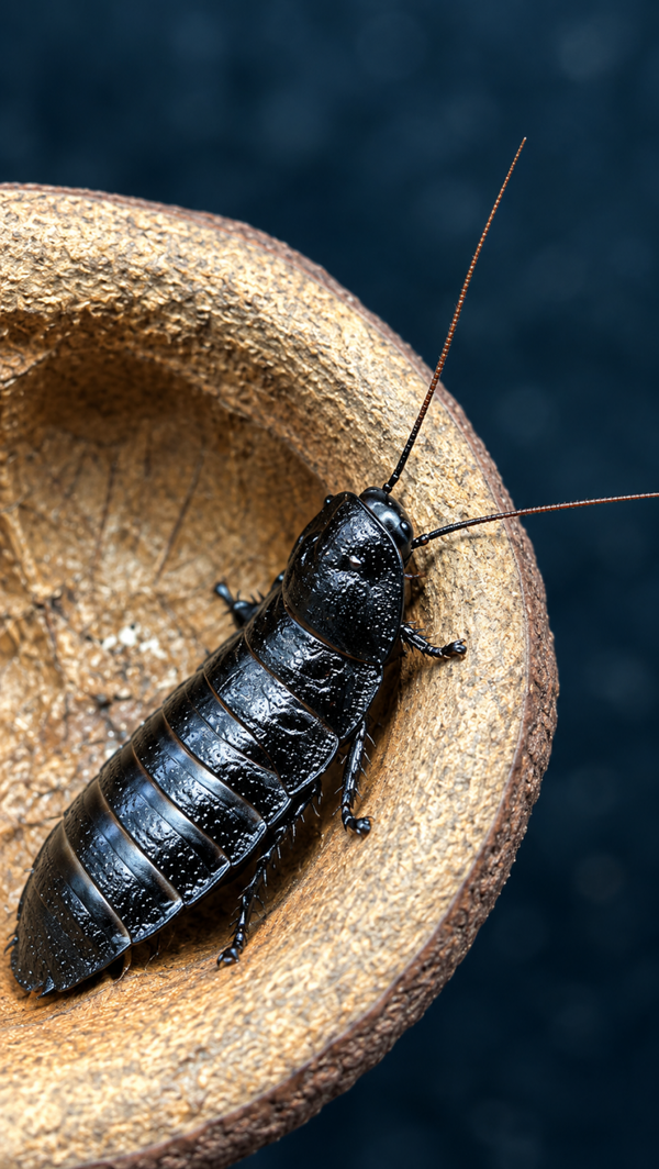 Gromphadorhina portentosa Black - Blatte souffleuse noir