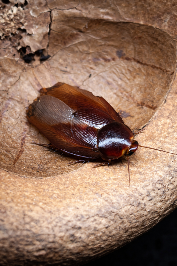 Pycnoscelus striatus - Blatte fouilleuse rouge