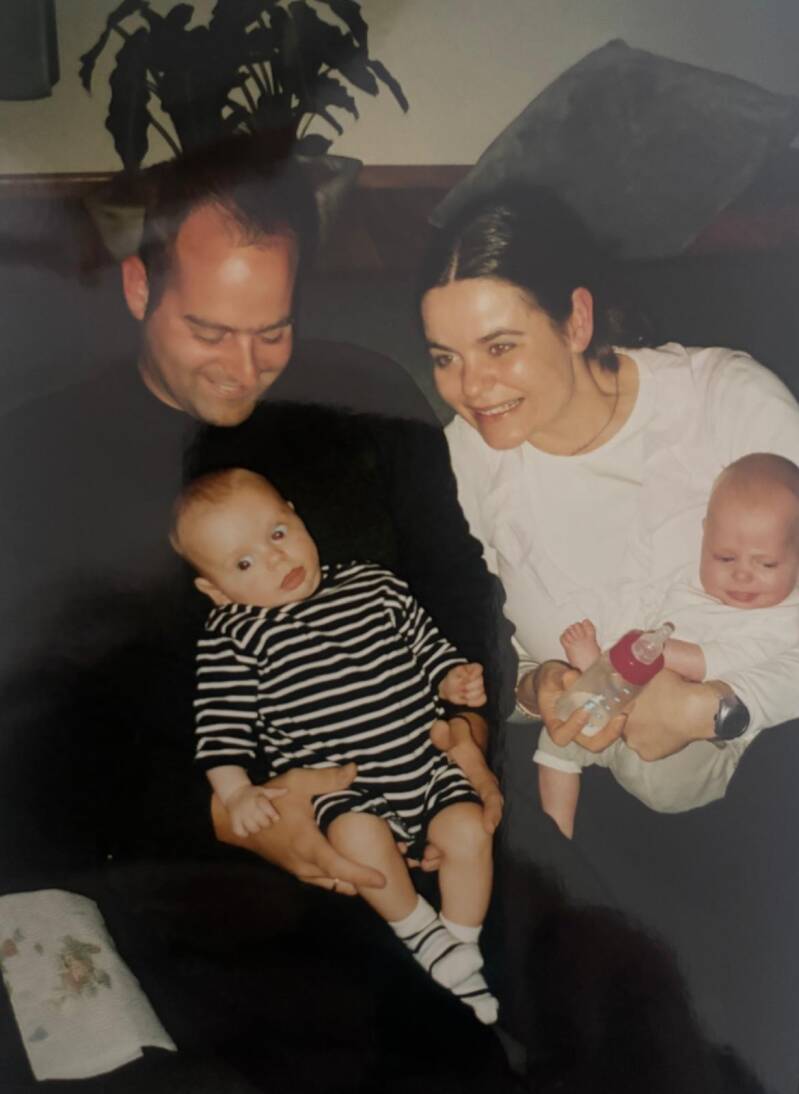 Peggy, Joris, Daan en Roos