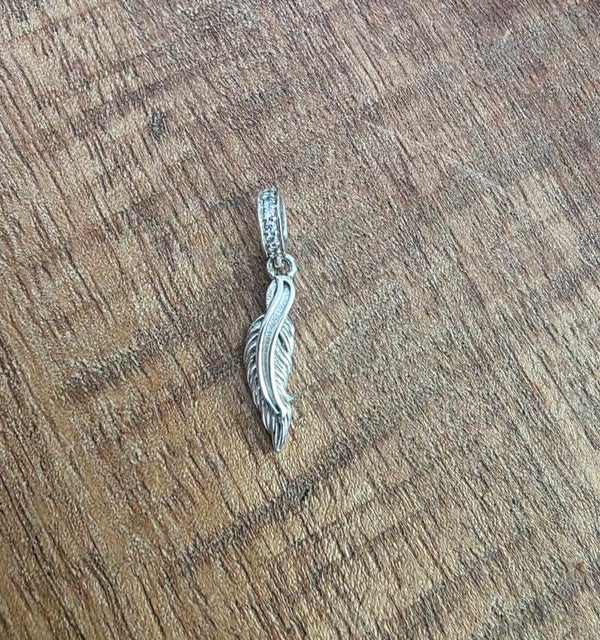 Sterling zilver; Pandora bedel veer