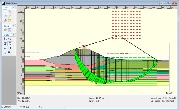 D-Geo Stability berekening dijk en waterkering (taludstabiliteit)