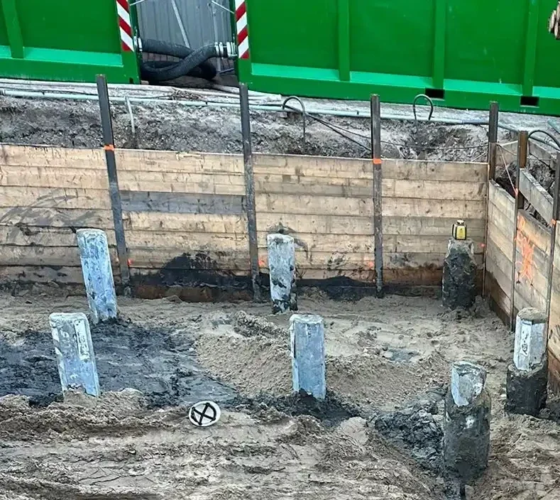 Fundering op heipalen D-Foundations Geotechniek
