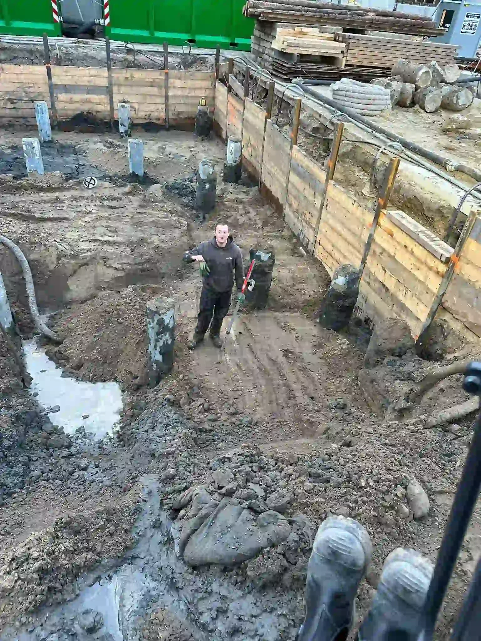 Damwanden, berekend met D-Sheet Piling