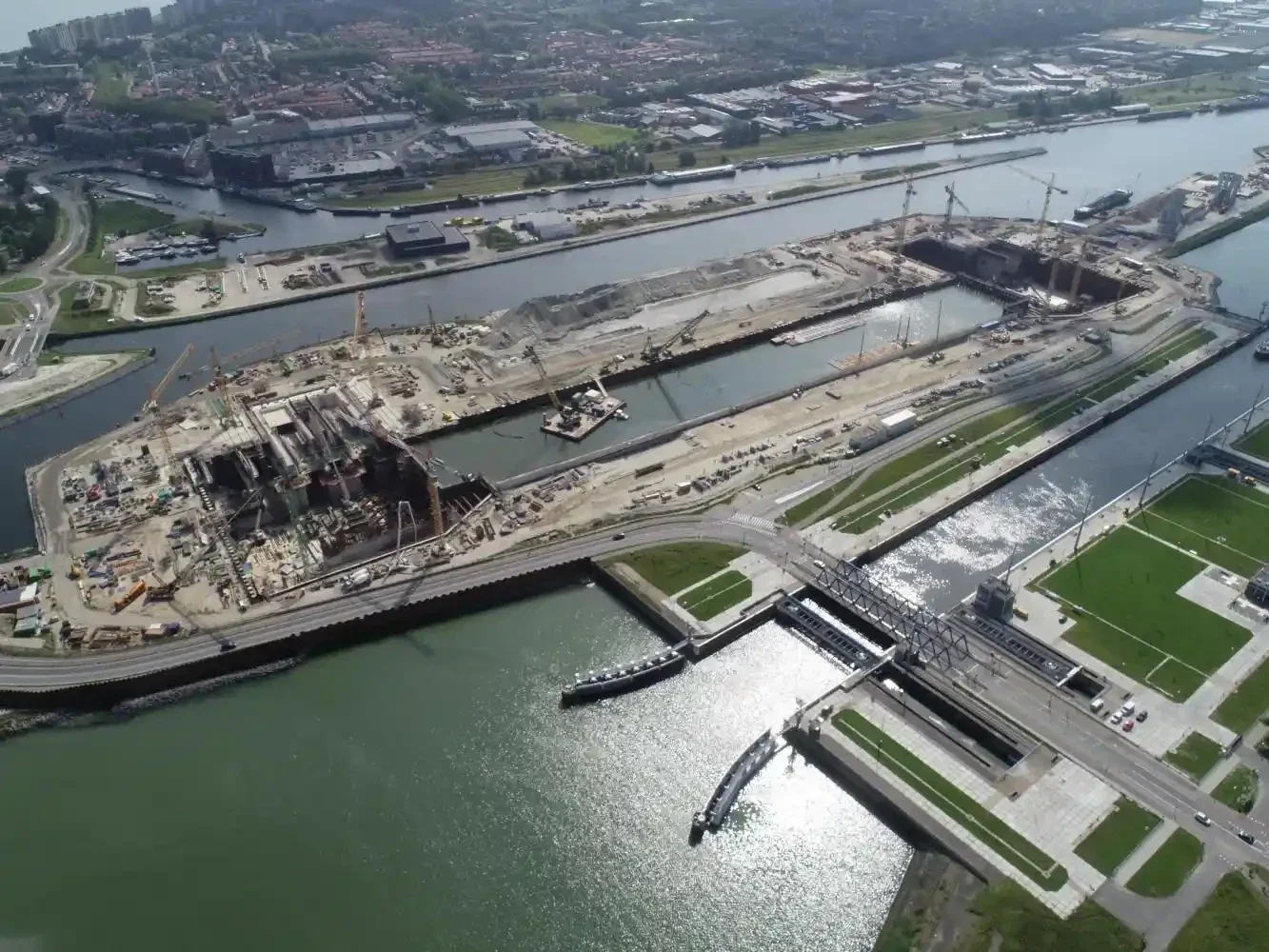 Sluis Terneuzen ontworpen met Plaxis