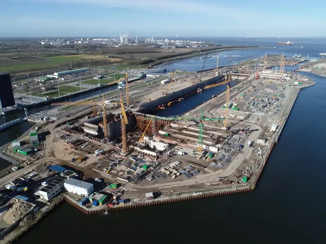 Sluis Terneuzen ontworpen met Plaxis