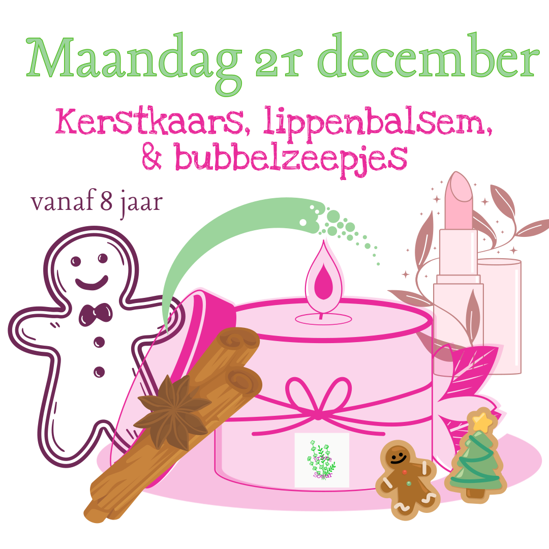 Maandag 21 december: Kerstkaars, lippenbalsem & zeepjes