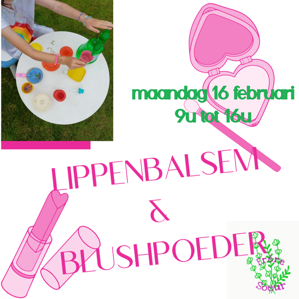 Maandag 16 februari 2026: lippenbalsem en blush poeder