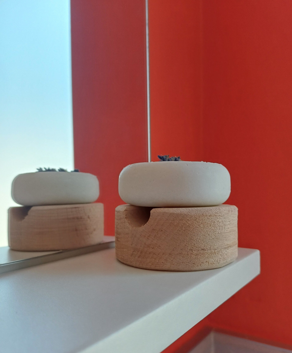 Zeephouder: rond, beuk, volledig naturel