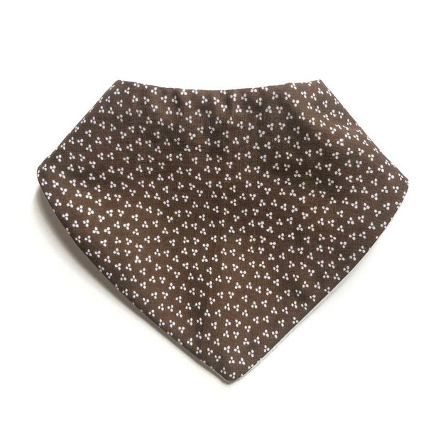 Mocha Spot Dribble Bib
