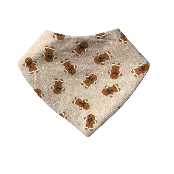 Gingerbread Men Dribble Bib