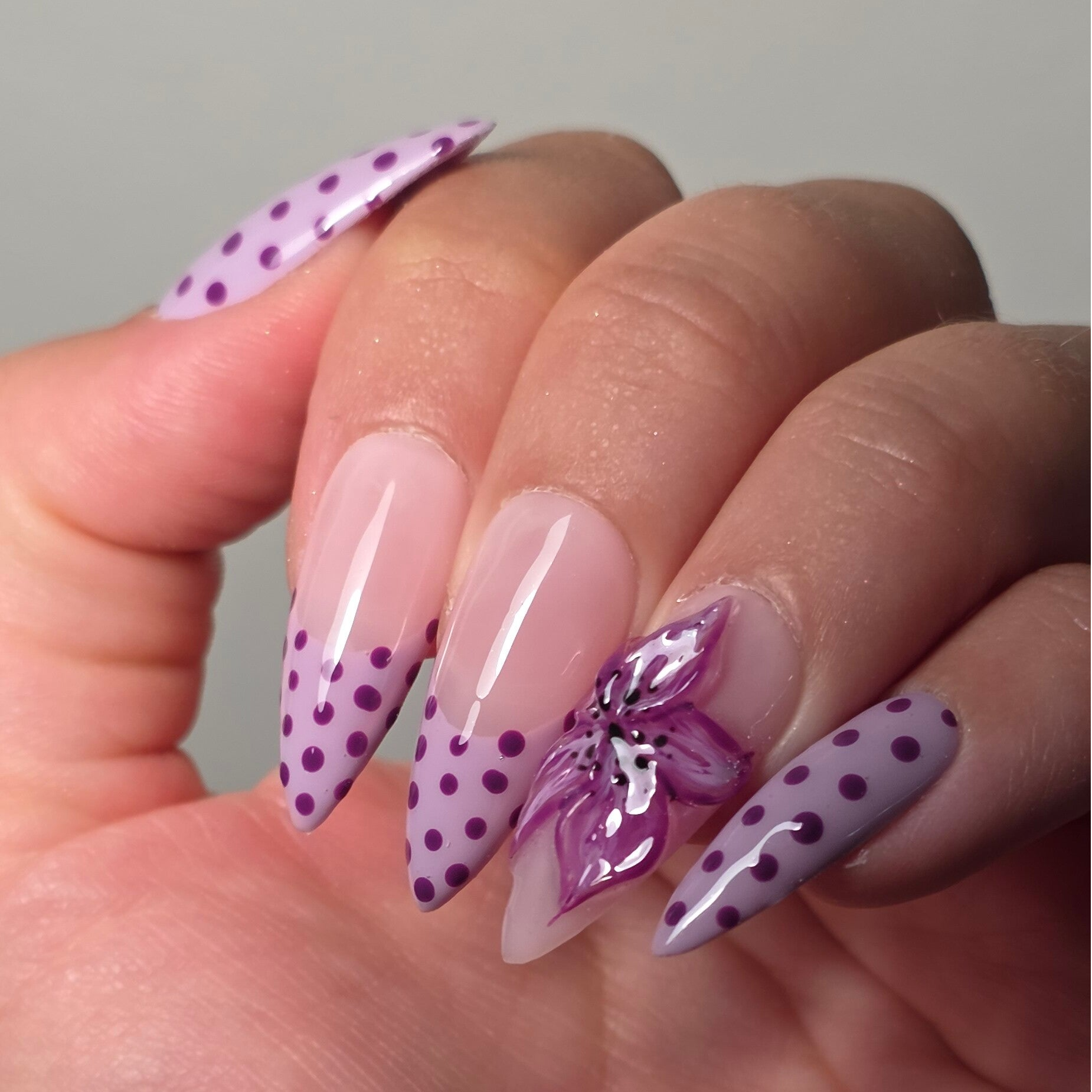 Press-on nails | Purple Romance