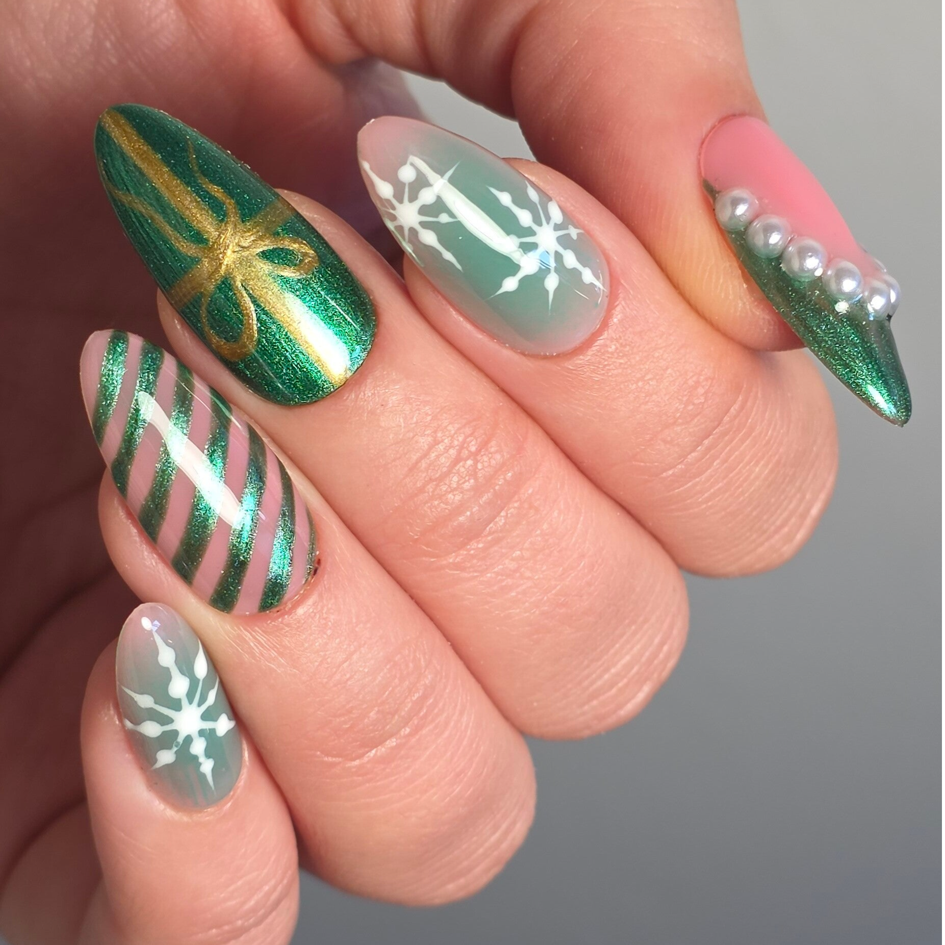 Press-on nails | Shimmer Noël