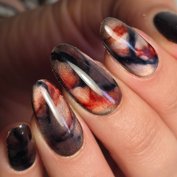 Press-on nails | Les Classiques | Effet Marbré Bi-Colore