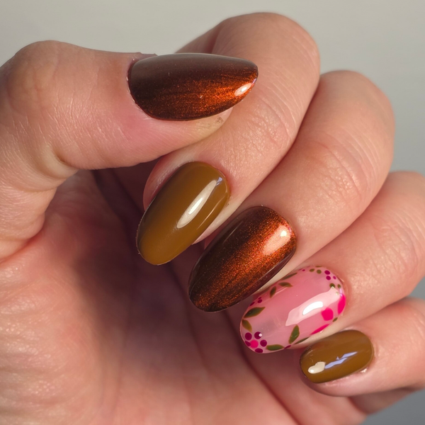 Press-on nails | Sparkle Bloom