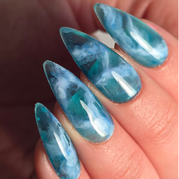 Press-on nails | Les Classiques | Effet marbré Unicolore