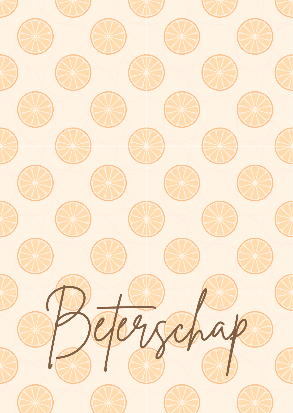 Beterschap sinaasappels
