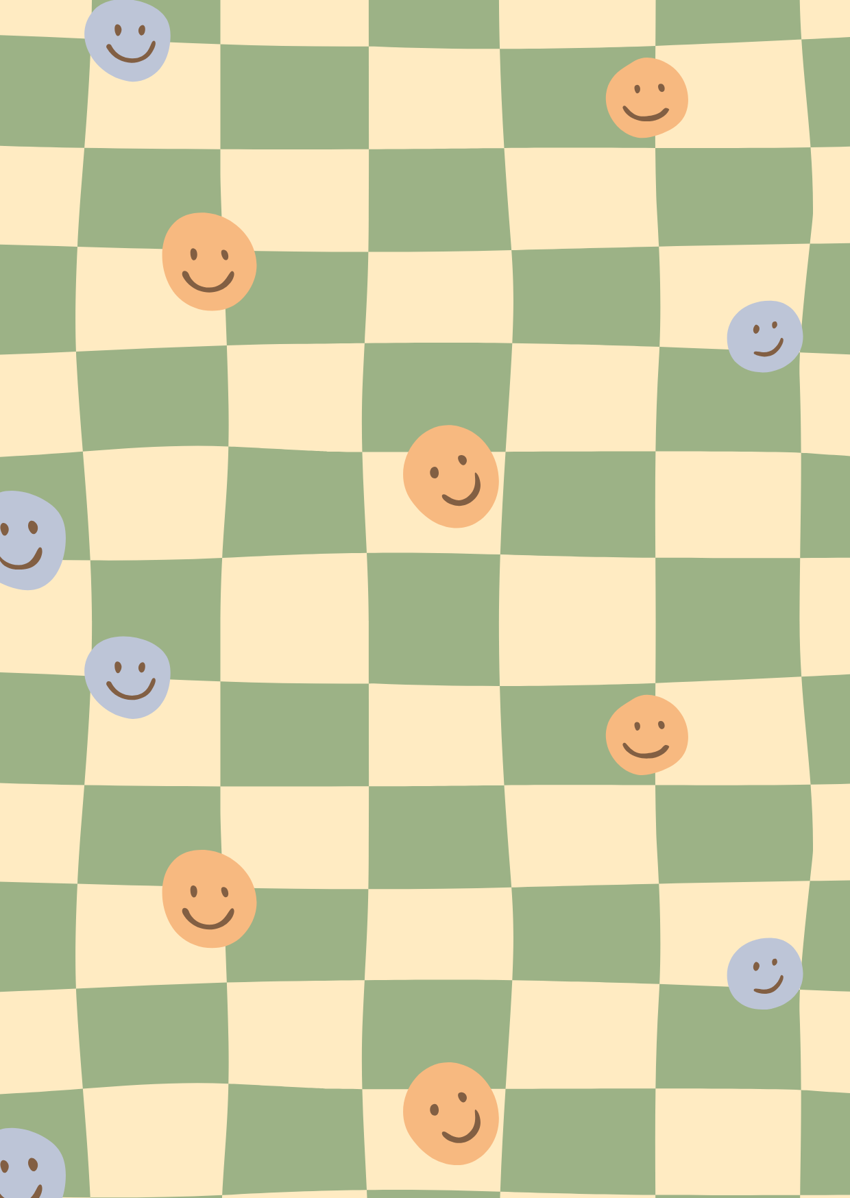 Zonder tekst smileys ruit