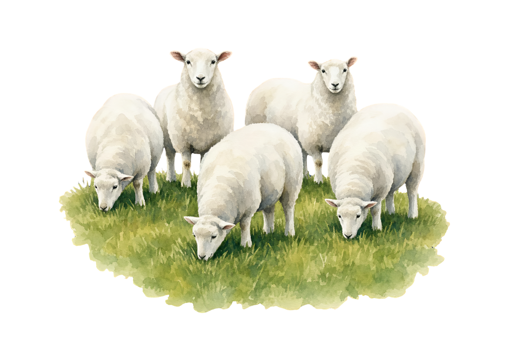 Zonder tekst schapen