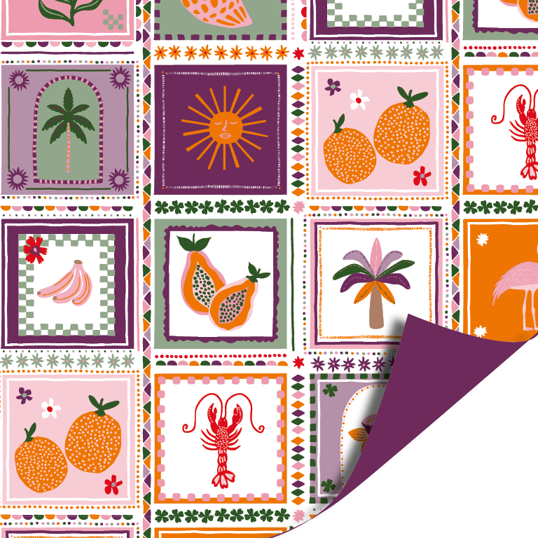 Cadeaupapier 50cm - Bohemian Summer