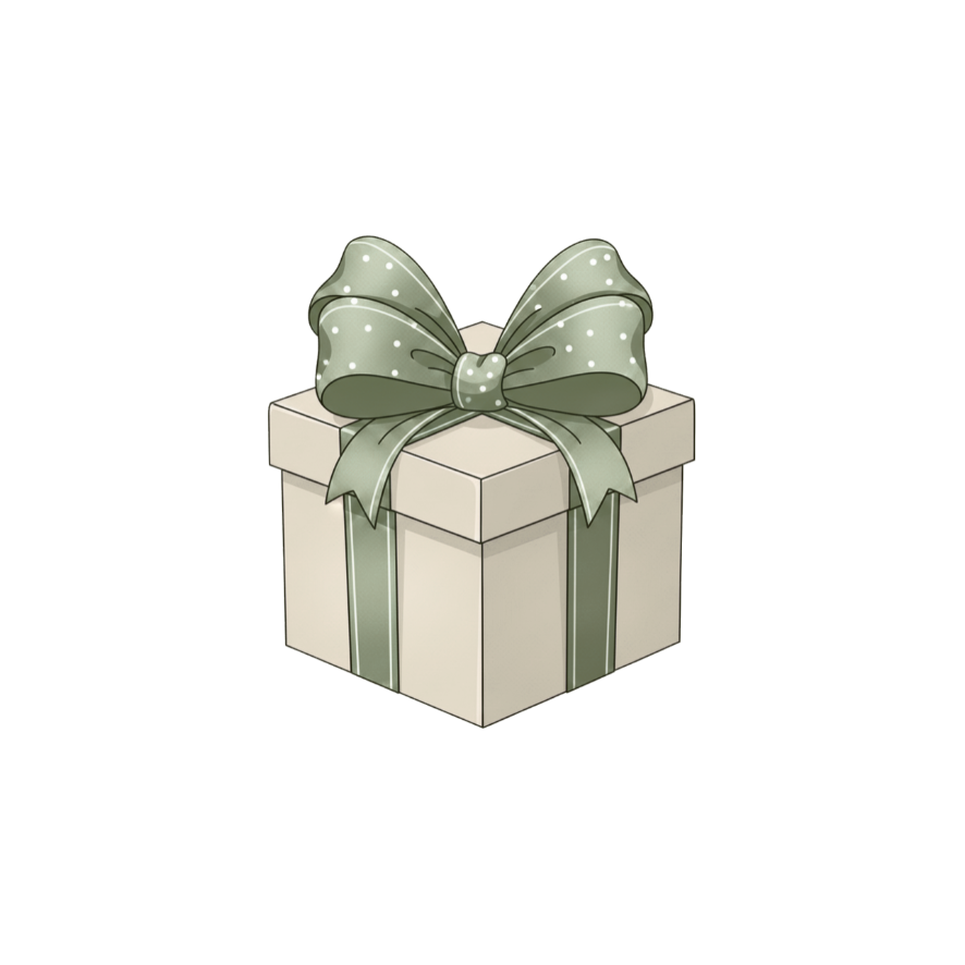 Vierkant kaartje dubbel - cadeautje