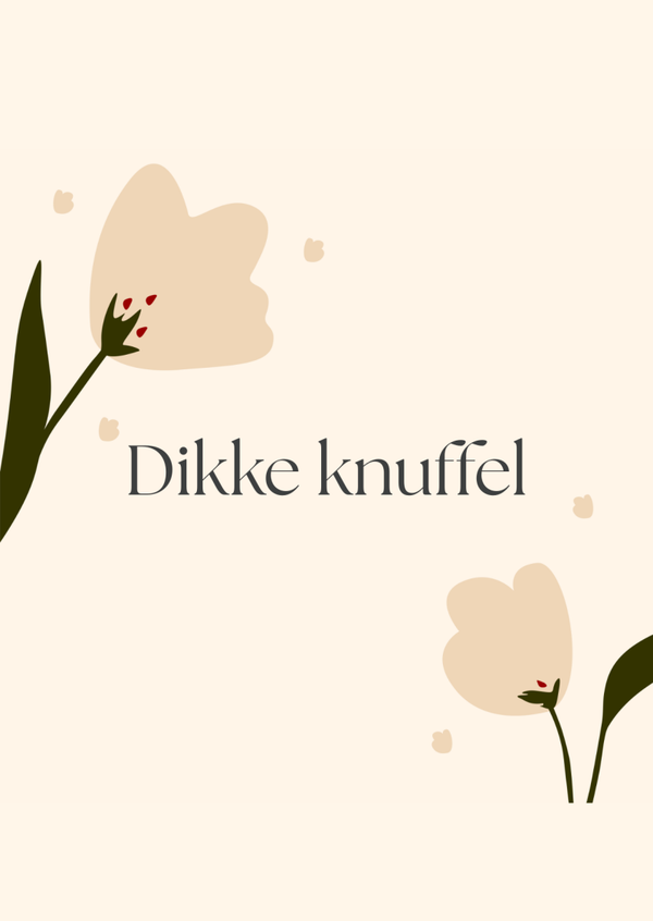 Dikke knuffel bloemen