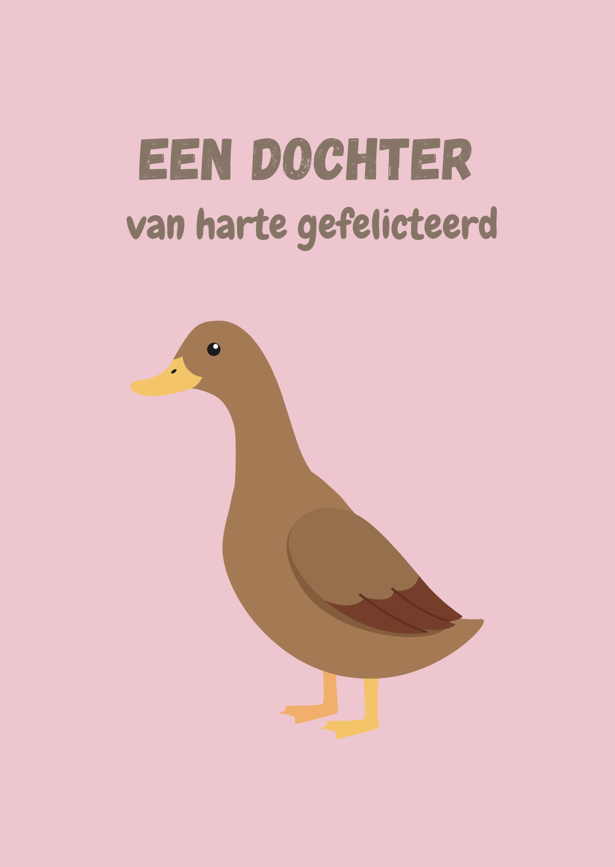 Een dochter eend
