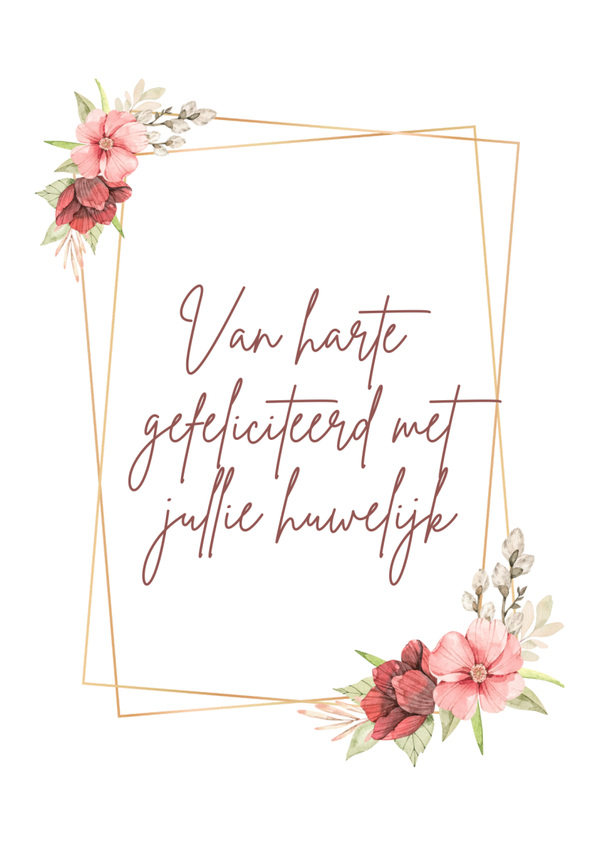 Gefeliciteerd huwelijk
