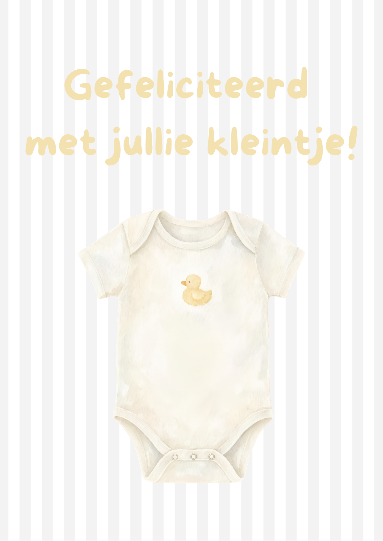 Kleintje geboren romper