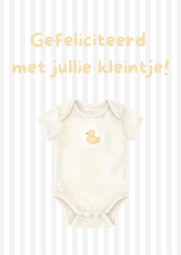 Kleintje geboren romper