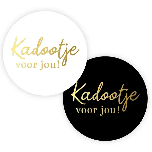 Sluitstickers Kadootje voor jou! 40mm - 10 stuks